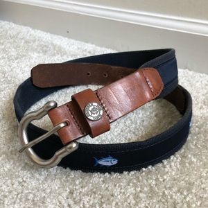 Southern Tide Men’s Skipjack Navy Belt Size 34